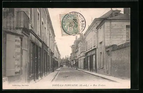 AK Doué-La Fontaine, Rue Foulon