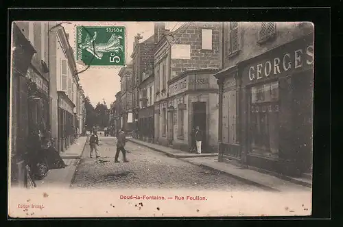 AK Doué-la Fontaine, Rue Foullon