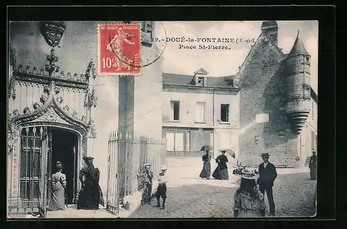 AK Doué-la-Fontaine, Place St-Pierre