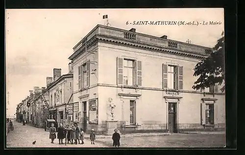 AK Saint-Mathurin, La Mairie