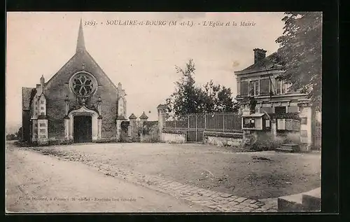 AK Soulaire-et-Bourg, L`Eglise et la Mairie