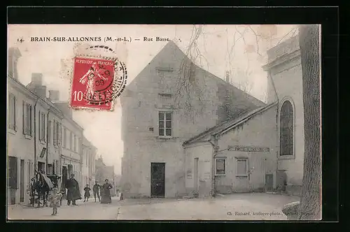 AK Brain-sur-Allonnes, Rue Basse