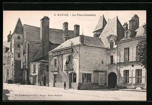 AK Baugé, La Place Gambetta
