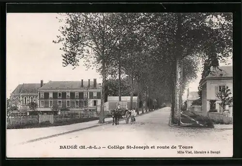 AK Baugé, Collège St-Joseph et route de Tours