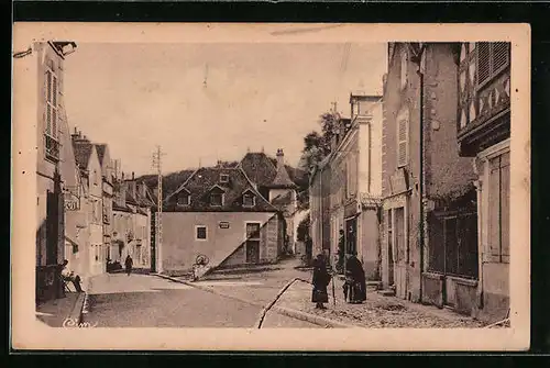 AK Noyers-sur-Serein, Place du Grenier á Sel