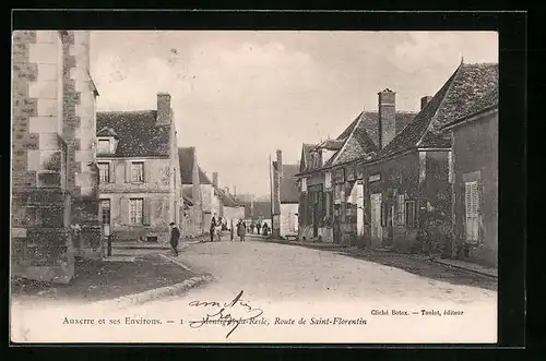 AK Auxerre, Auxerre et ses Environs, Route de Saint-Florentin