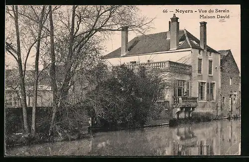 AK Noyers, Vue du Serein, Maison David