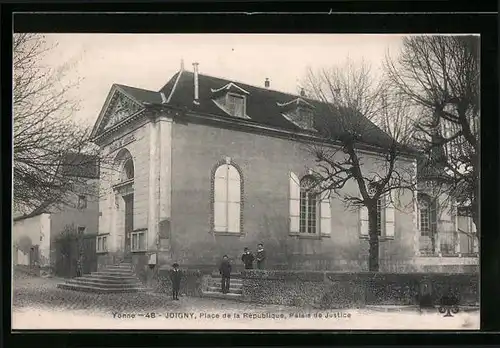 AK Joigny, Yonne-48, Place de la République, Palais de Justice
