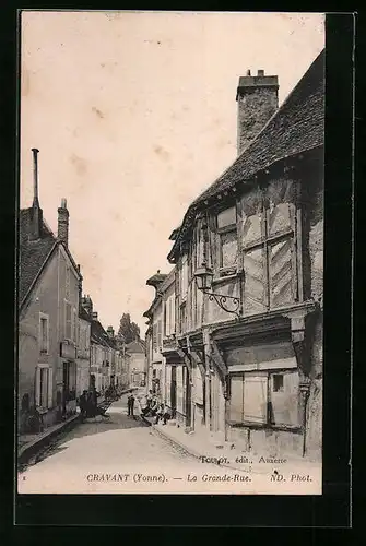 AK Cravant, La Grande-Rue