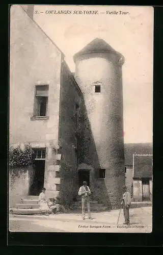 AK Coulanges-sur-Yonne, Vieille Tour