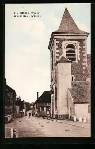 AK Chassy, Grande Rue, L`Eglise