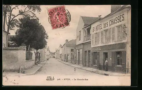 AK Avon, La Grande-Rue