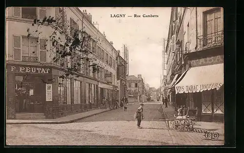 AK Lagny, Rue Gambetta