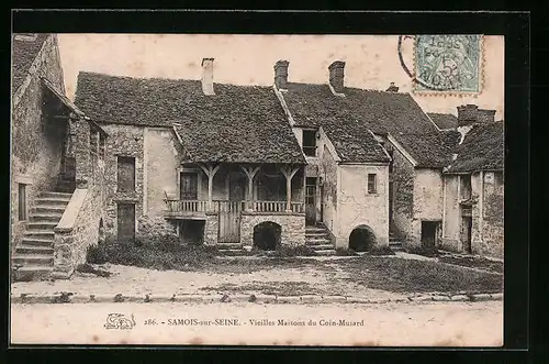 AK Samois-sur-Seine, Vieilles Maisons du Coin-Musard