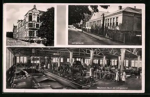 AK Freiberg, Deutsche Gerber-Schule, Lehrgerberei, Maschinenraum
