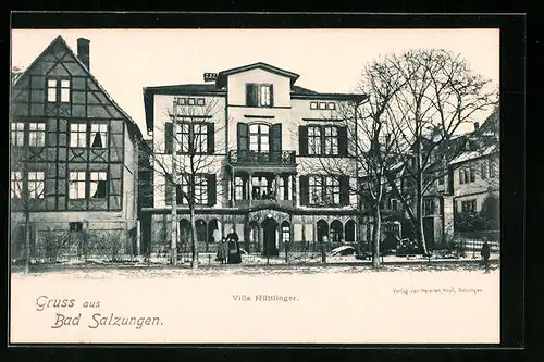 AK Bad Salzungen, Hotel Villa Hüttlinger