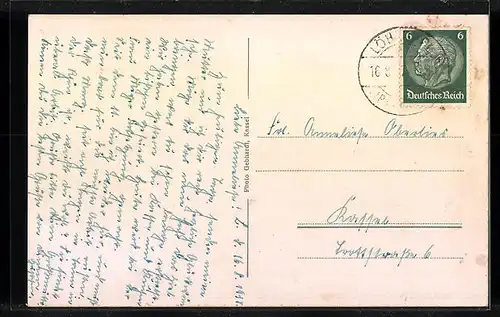 AK Löhlbach, Geschäftshaus von J. F. Finger, Schulhaus