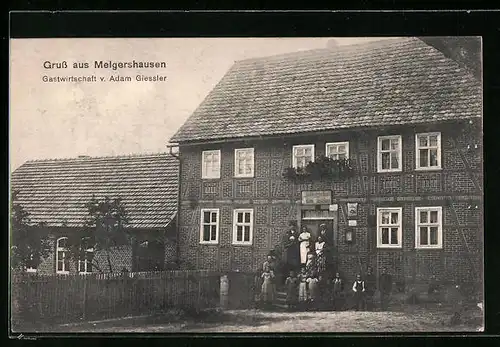 AK Melgershausen, Gasthof von Adam Giessler