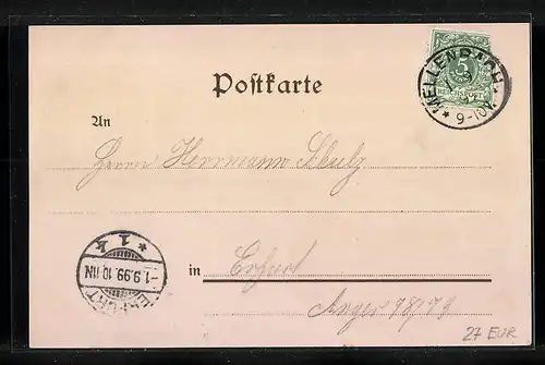 Lithographie Blumenau /Schwarzathal, Gasthaus zur Blumenau, Gasthaus Zirkel