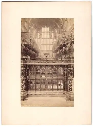 Fotografie unbekannter Fotograf, Ansicht London, Westminster Abbey, Henry VIII's Tomb the end