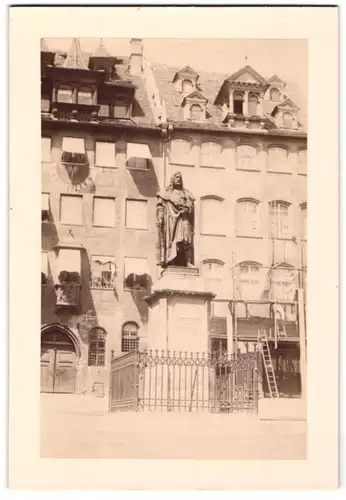 Fotografie unbekannter Fotograf, Ansicht Nürnberg, Albrecht Dürer Denkmal
