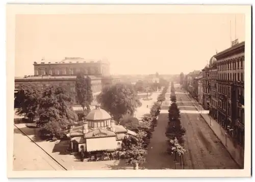 Fotografie unbekannter Fotograf, Ansicht Hannover, Strasseneck am Cafe Kröpcke