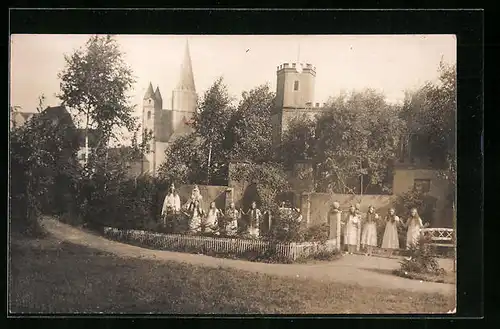 AK Kappel a. Rh., Volksschauspiel während einer Vorstellung