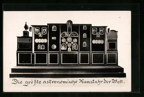 Foto-AK Die grösste astronomische Kusntuhr der Welt