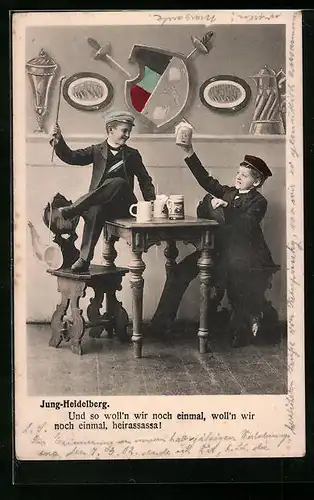 AK Jung-Heidelberg, Zechende junge Studenten