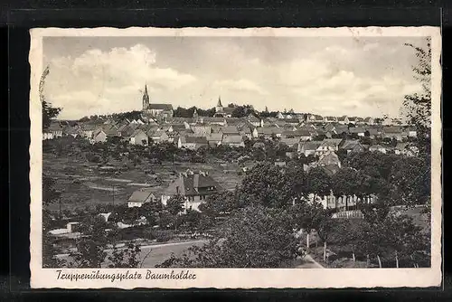 AK Landpoststempel Ruschenberg über Baumholde