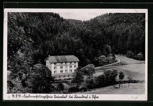 AK Bonndorf i. Schw., N. S. V. Kindererholungsheim Steinabad