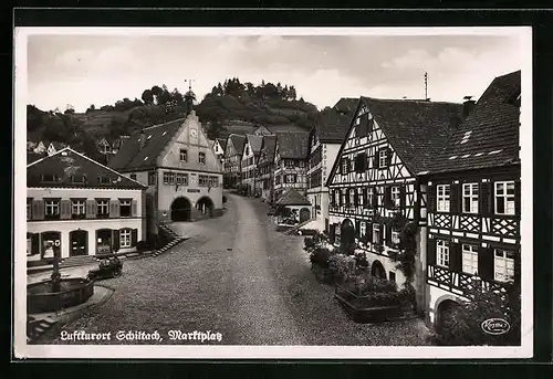AK Schiltach, Marktplatz mit Apotheke