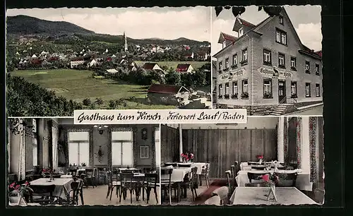 AK Lauf /Baden, Gasthaus zum Hirsch, Innenansichten