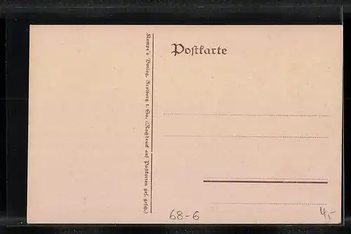 Lithographie Junge Mutter bringt ihr Kleinkind zu Bett, Mutterglück