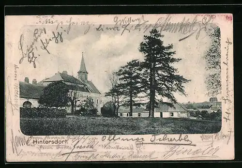 AK Hintersdorf, Ortskern mit Kirche