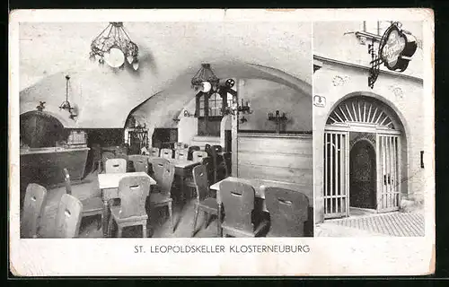 AK Klosterneuburg, Innenansicht des St. Leopoldskellers