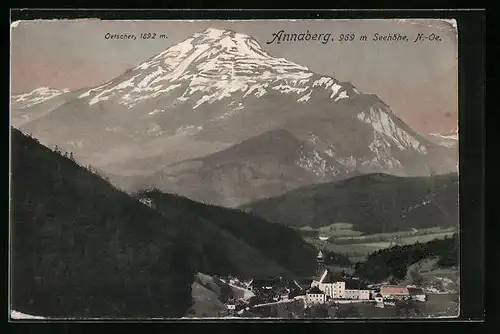 AK Annaberg, Ortsansicht mit Oetscher