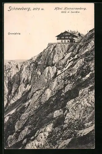 AK Schneeberg, Hotel Hochschneeberg