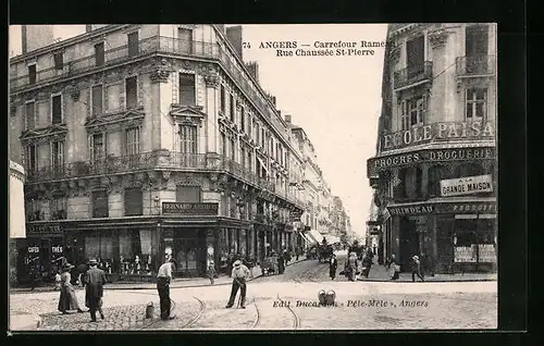 AK Angers, Carrefour Rameau, Rue Chaussee St-Pierre