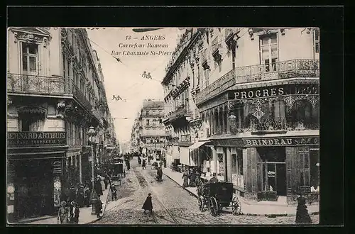 AK Angers, Carrefour Rameau, Rue Chaussee St-Pierre