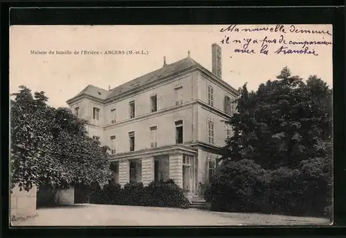 AK Angers, Maison de famille de l`Eviere