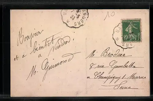 AK Angers, Rue Lenepveu