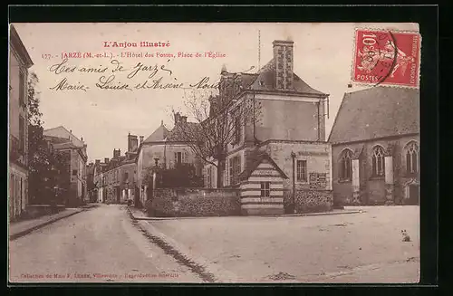 AK Jarzé, L`Hotel des Postes, Place de l`Eglise