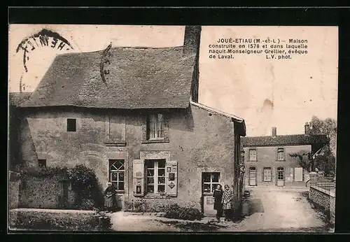 AK Joié-Etiau, Maison construite en 1578 dans laquelle naquit Monseigneur Grellier, eveque de Laval