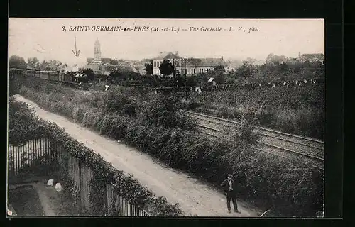 AK Saint-Germain-des-Prés, Vue Generale