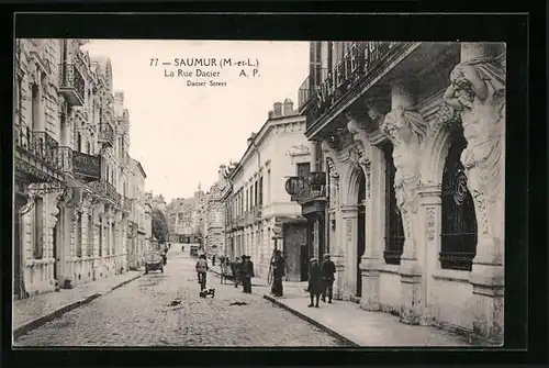 AK Saumur, La Rue Dacier