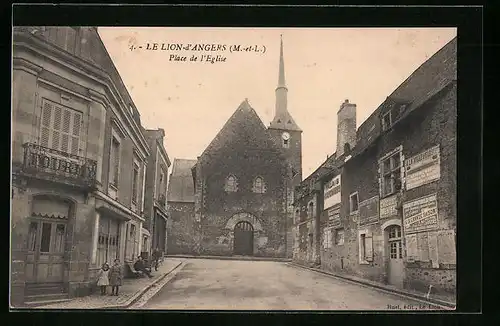 AK Le Lion-D`Angers, Place de l`Eglise