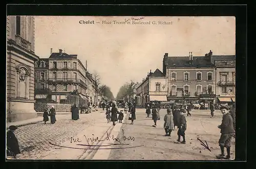 AK Cholet, Place Travot et Boulevard G. Richard