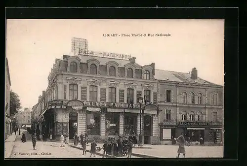 AK Cholet, Place Travot et Rue Nationale