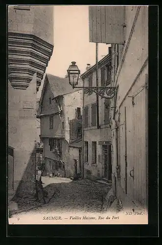 AK Saumur, Vieilles Maisons, Rue du Fort